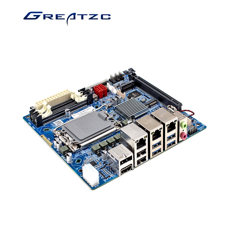 H610 ATX工控蜜桃视频APP污 3网卡6串口支持12代 13代高性能桌面CPU